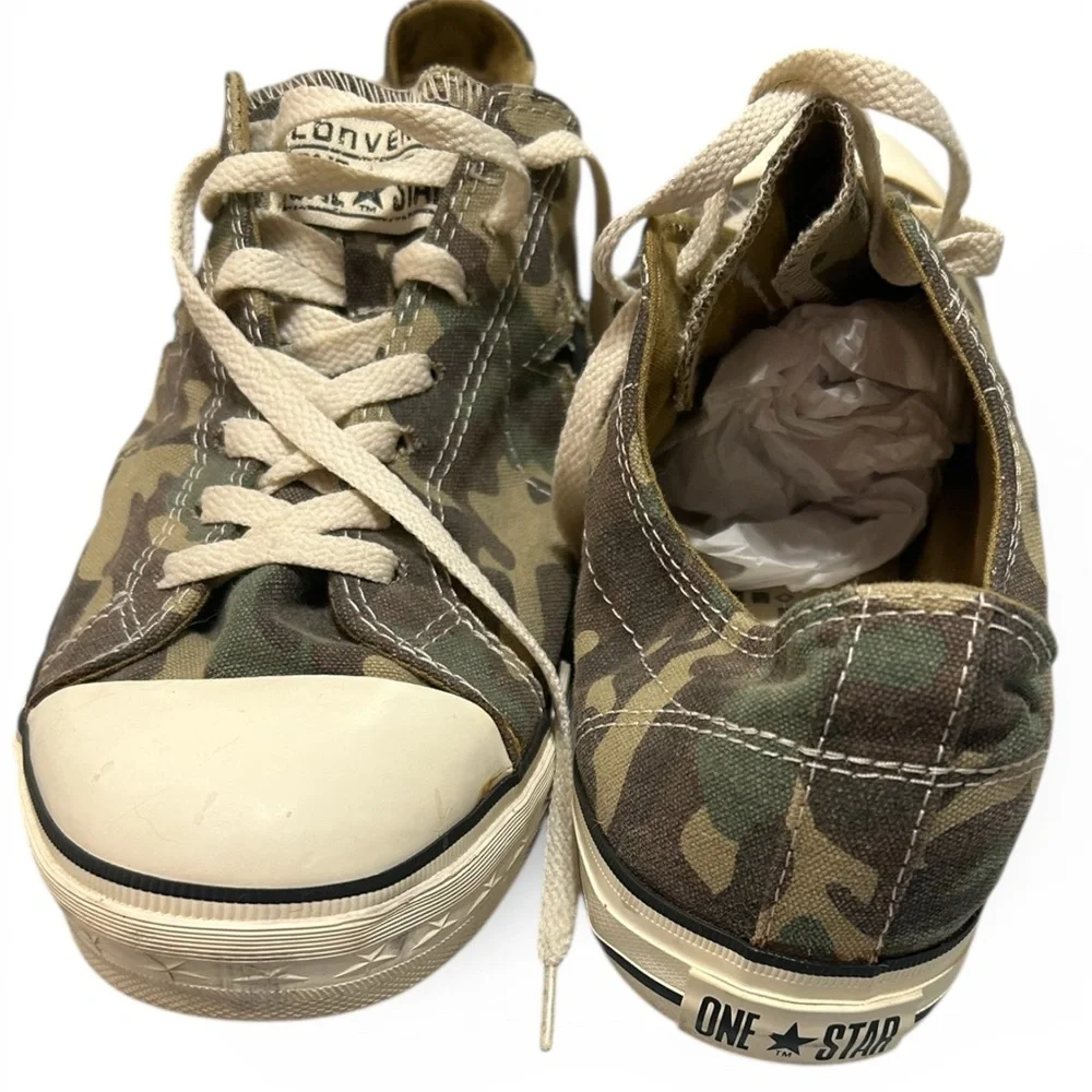 Converse Green Camouflage Sneakers - Picture 6 of 8